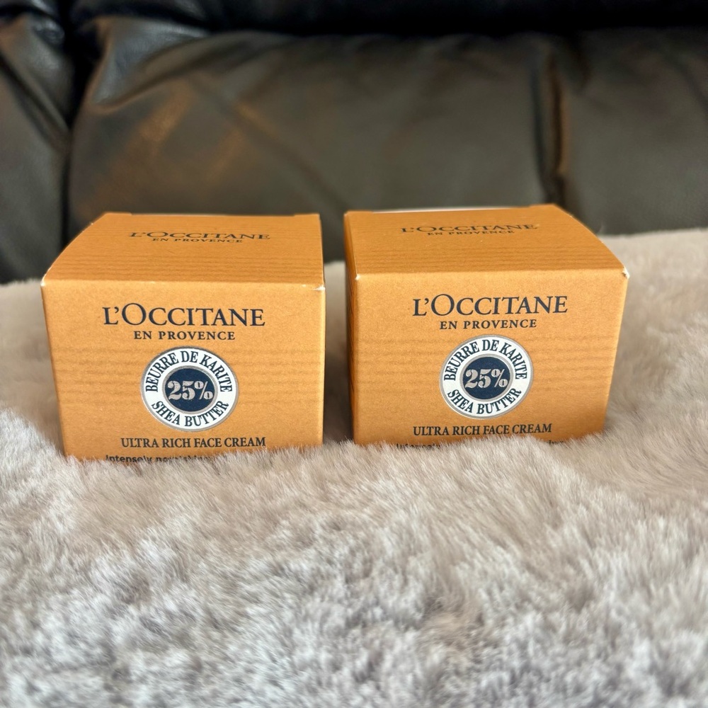 L’occitane shea ultra rich face cream - duo!